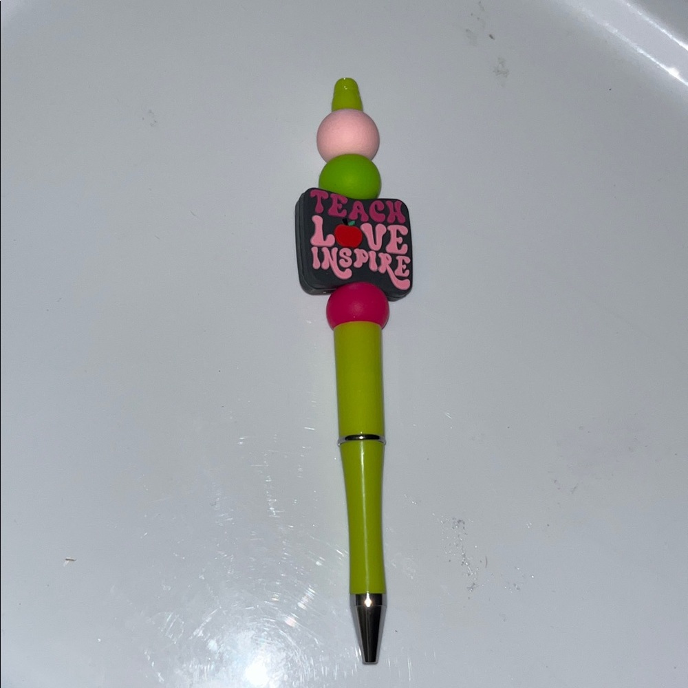 Green and Pink Inspirational Pen
